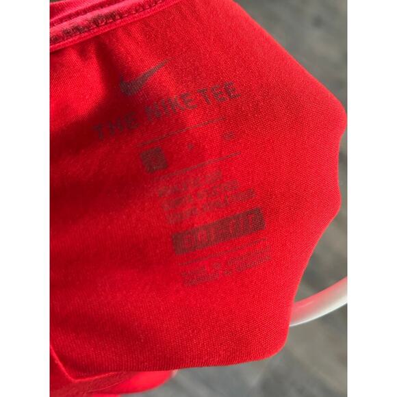 NIKE Dri-Fit Red Ohio State University Buckeyes Black T-shirt Size small - Picture 3 of 4